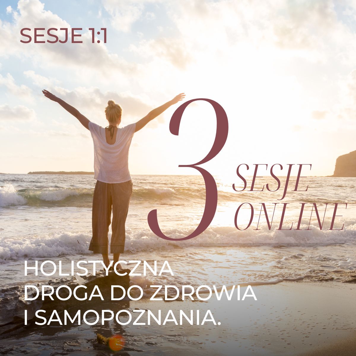 Holistyczna droga do zdrowia i samopoznania. Pakiet 3 sesji online - pierwsze kroki